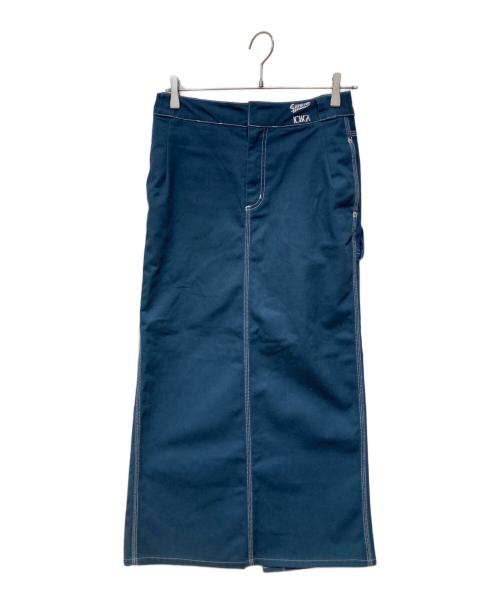 Dickies（ディッキーズ）Dickies (ディッキーズ) KOWGA (コウガ) carservice (カーサービス) PAINTER LONG SKIRT ネイビー サイズ:Mの古着・服飾アイテム