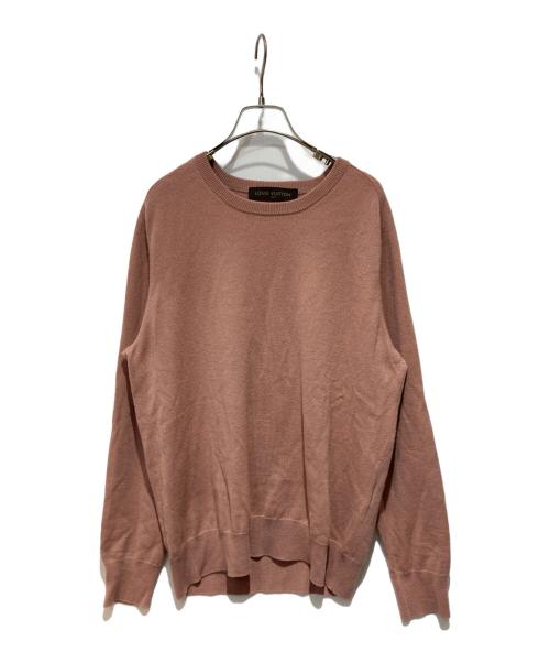 LOUIS VUITTON（ルイ ヴィトン）LOUIS VUITTON (ルイ ヴィトン) カシミヤニット ピンク サイズ:Mの古着・服飾アイテム