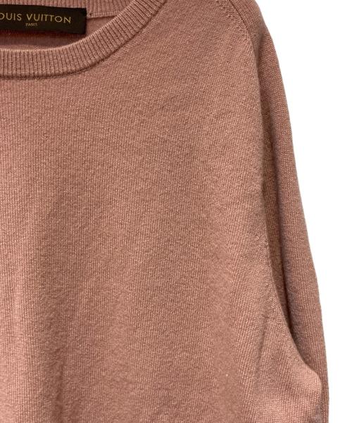 LOUIS VUITTON（ルイ ヴィトン）LOUIS VUITTON (ルイ ヴィトン) カシミヤニット ピンク サイズ:Mの古着・服飾アイテム