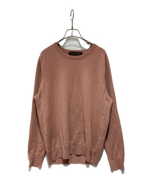 LOUIS VUITTON（ルイ ヴィトン）LOUIS VUITTON (ルイ ヴィトン) カシミヤニット ピンク サイズ:Mの古着・服飾アイテム