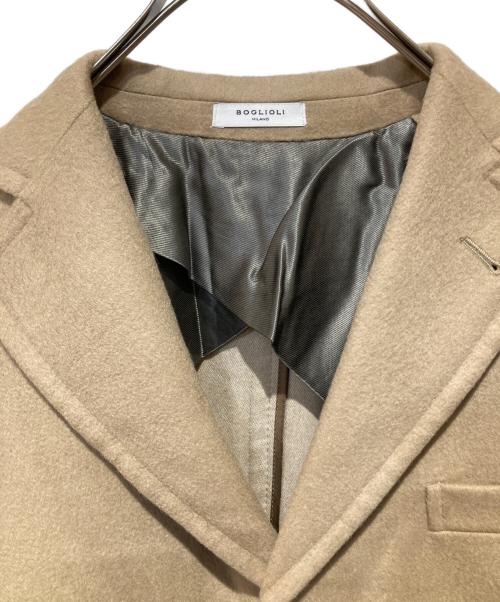 BOGLIOLI（ボリオリ）BOGLIOLI (ボリオリ) チェスターコート ベージュ サイズ:46の古着・服飾アイテム