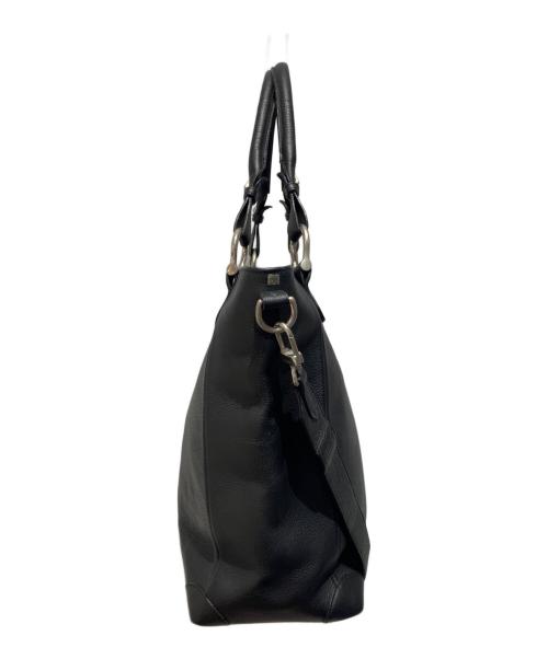 CHAMBORD SELLIER（シャンボール セリエ）CHAMBORD SELLIER (シャンボール セリエ) レザー2WAYショルダーバッグ ブラックの古着・服飾アイテム