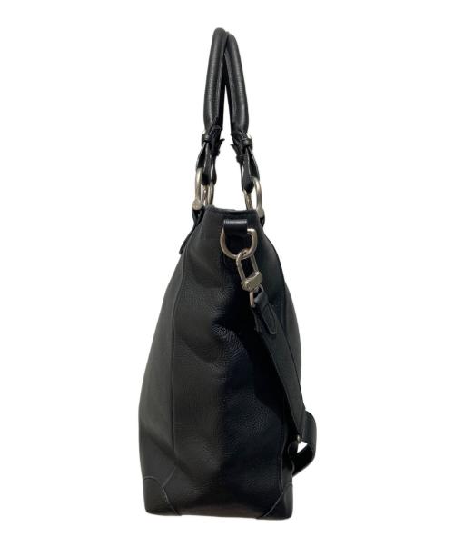 CHAMBORD SELLIER（シャンボール セリエ）CHAMBORD SELLIER (シャンボール セリエ) レザー2WAYショルダーバッグ ブラックの古着・服飾アイテム