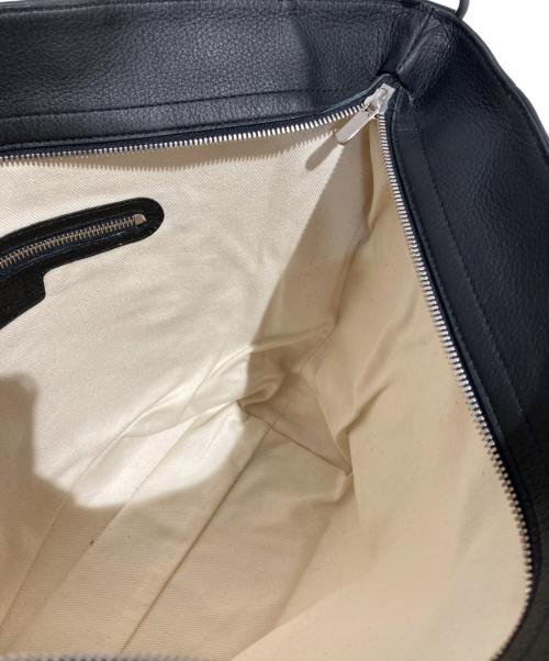 CHAMBORD SELLIER（シャンボール セリエ）CHAMBORD SELLIER (シャンボール セリエ) レザー2WAYショルダーバッグ ブラックの古着・服飾アイテム