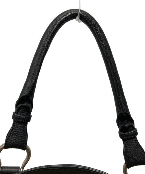 CHAMBORD SELLIER（シャンボール セリエ）CHAMBORD SELLIER (シャンボール セリエ) レザー2WAYショルダーバッグ ブラックの古着・服飾アイテム