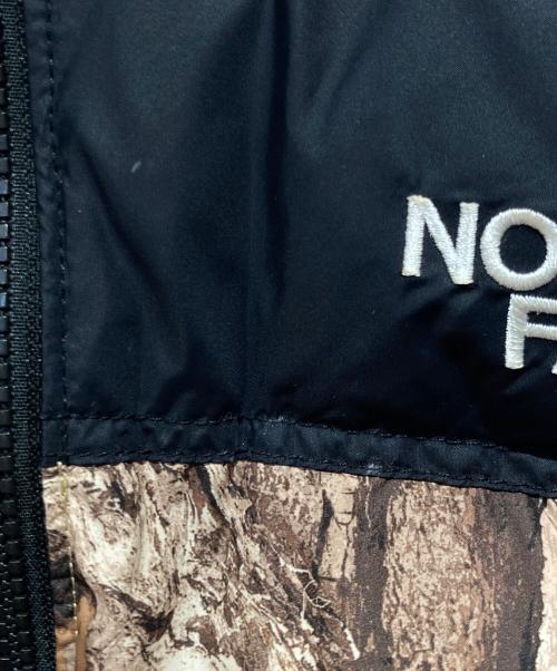 THE NORTH FACE（ザ ノース フェイス）THE NORTH FACE (ザ ノース フェイス) 1996 RETRO NUPTSE JACKET REAL TREE ブラウン×ブラック サイズ:Mの古着・服飾アイテム