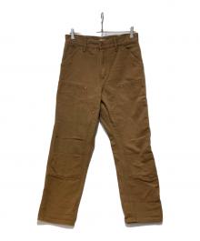 Carhartt WIP（カーハート ワークインプログレス）の古着「ダブルニーダックパンツ」｜ブラウン