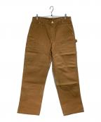 CarHarttカーハート）の古着「ダブルニーワークパンツ」｜ベージュ