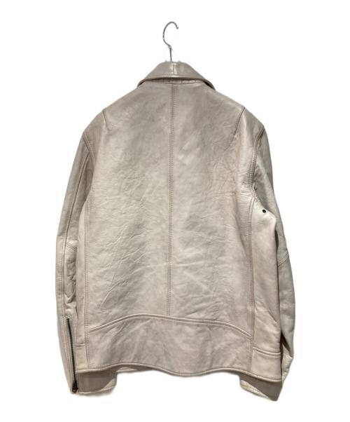 AVIREX（アヴィレックス）AVIREX (アヴィレックス) ライダースジャケット ベージュ サイズ:XLの古着・服飾アイテム