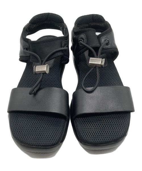 PRADA SPORTS（プラダスポーツ）PRADA SPORTS (プラダスポーツ) ドローコードスポ-ツサンダル ブラック サイズ: 5 1/2の古着・服飾アイテム