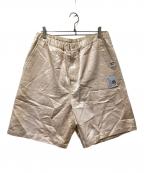 Maison MIHARA YASUHIROメゾン ミハラ ヤスヒロ）の古着「サテンハーフパンツ」｜ピンク