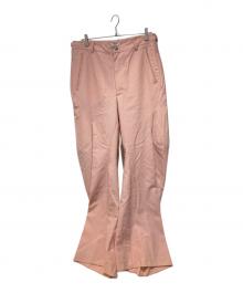 CMMAWEAR（コマウェア）の古着「ジッパーデザインパンツ」｜ピンク