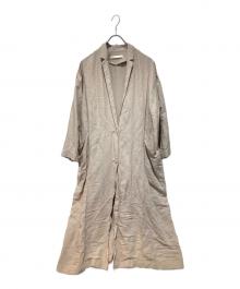 evam eva（エヴァムエヴァ）の古着「Bamboo Linen Jacket」｜アイボリー