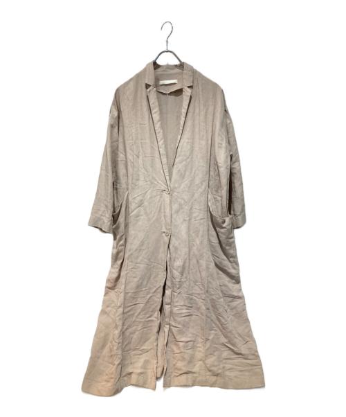 evam eva（エヴァムエヴァ）evam eva (エヴァムエヴァ) Bamboo Linen Jacket アイボリー サイズ:１の古着・服飾アイテム