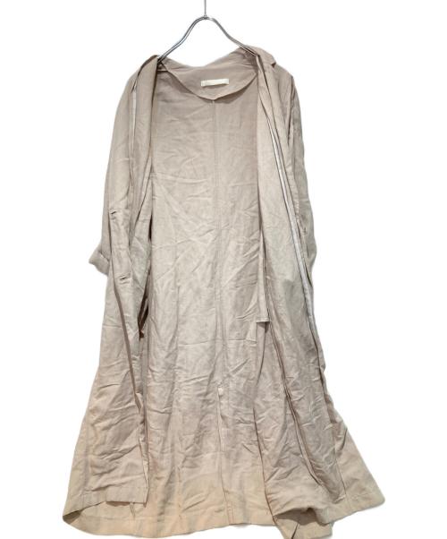 evam eva（エヴァムエヴァ）evam eva (エヴァムエヴァ) Bamboo Linen Jacket アイボリー サイズ:１の古着・服飾アイテム