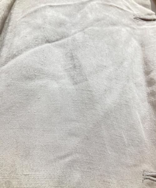 evam eva（エヴァムエヴァ）evam eva (エヴァムエヴァ) Bamboo Linen Jacket アイボリー サイズ:１の古着・服飾アイテム