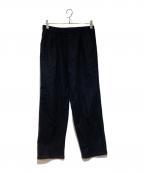 evam evaエヴァムエヴァ）の古着「Cotton Wool Wide Pants」｜ブラック