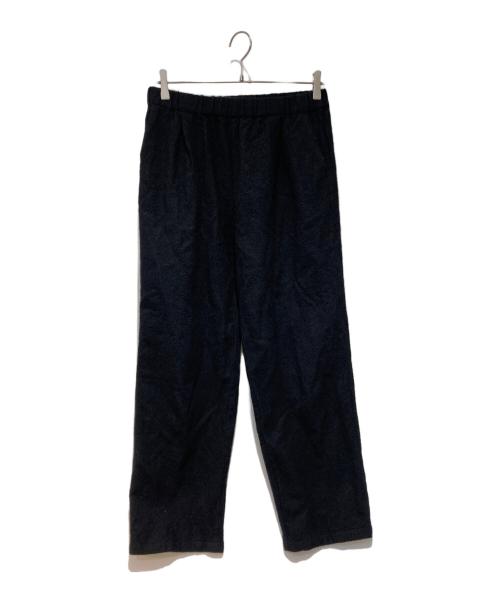 evam eva（エヴァムエヴァ）evam eva (エヴァムエヴァ) Cotton Wool Wide Pants ブラック サイズ:1の古着・服飾アイテム
