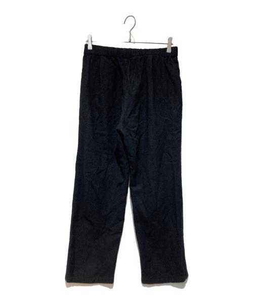 evam eva（エヴァムエヴァ）evam eva (エヴァムエヴァ) Cotton Wool Wide Pants ブラック サイズ:1の古着・服飾アイテム