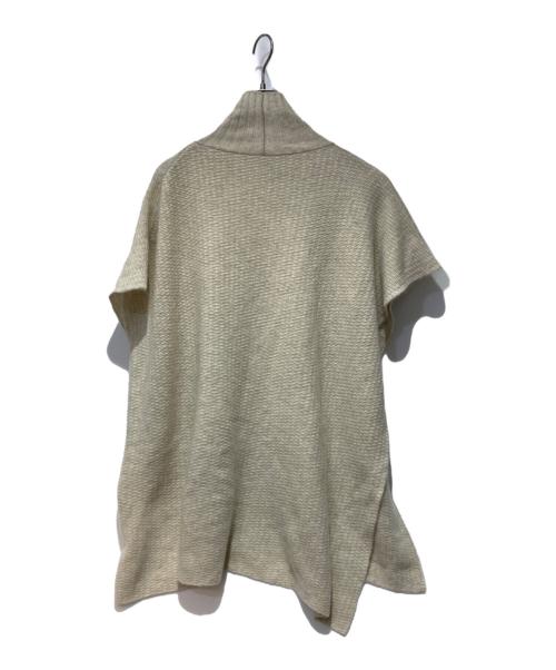 evam eva（エヴァムエヴァ）evam eva (エヴァムエヴァ) Yak Poncho アイボリー サイズ:FREEの古着・服飾アイテム