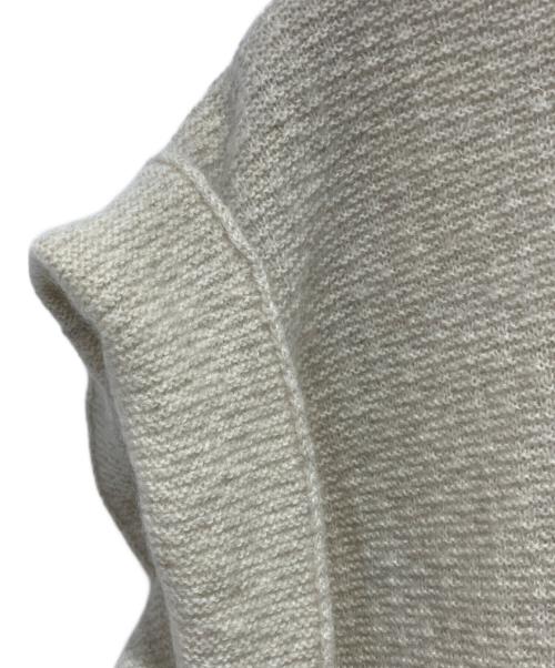 evam eva（エヴァムエヴァ）evam eva (エヴァムエヴァ) Yak Poncho アイボリー サイズ:FREEの古着・服飾アイテム