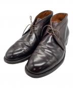 Aldenオールデン）の古着「チャッカーブーツ」｜バーガンディー