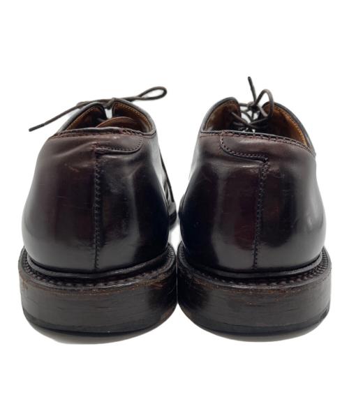 Alden（オールデン）ALDEN (オールデン) SHIPS (シップス) コードバン プレーントゥ レザーシューズ バーガンディー サイズ:8　1/2Eの古着・服飾アイテム
