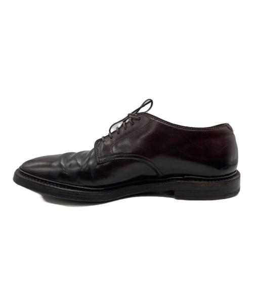 Alden（オールデン）ALDEN (オールデン) SHIPS (シップス) コードバン プレーントゥ レザーシューズ バーガンディー サイズ:8　1/2Eの古着・服飾アイテム