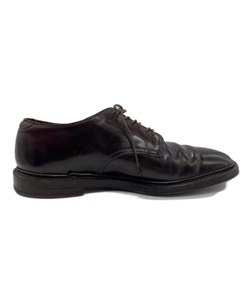 Alden（オールデン）ALDEN (オールデン) SHIPS (シップス) コードバン プレーントゥ レザーシューズ バーガンディー サイズ:8　1/2Eの古着・服飾アイテム