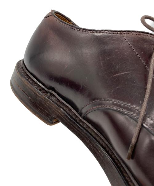 Alden（オールデン）ALDEN (オールデン) SHIPS (シップス) コードバン プレーントゥ レザーシューズ バーガンディー サイズ:8　1/2Eの古着・服飾アイテム