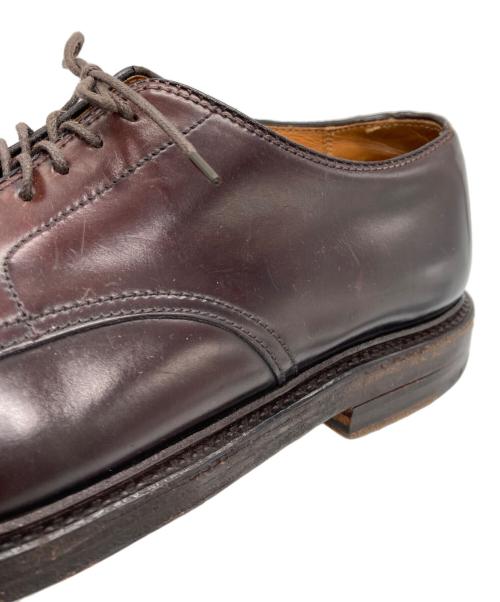 Alden（オールデン）ALDEN (オールデン) SHIPS (シップス) コードバン プレーントゥ レザーシューズ バーガンディー サイズ:8　1/2Eの古着・服飾アイテム