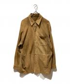 SERRAセラ）の古着「スウェードジャケット」｜ベージュ