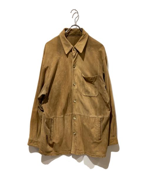 SERRA（セラ）SERRA (セラ) スウェードジャケット ベージュ サイズ:50の古着・服飾アイテム