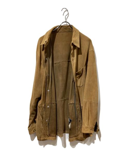 SERRA（セラ）SERRA (セラ) スウェードジャケット ベージュ サイズ:50の古着・服飾アイテム