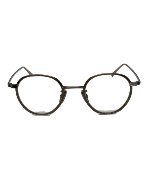 OG×OLIVER GOLDSMITH（オージー・バイ・オリバー・ゴールドスミス）OG×OLIVER GOLDSMITH (オージー・バイ・オリバー・ゴールドスミス) 眼鏡 シルバーの古着・服飾アイテム