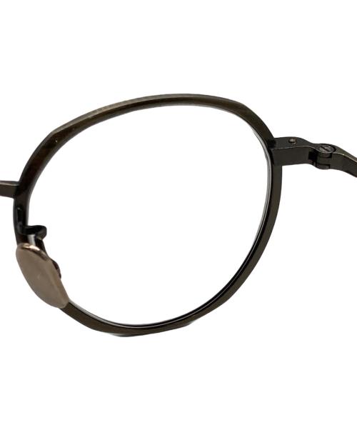 OG×OLIVER GOLDSMITH（オージー・バイ・オリバー・ゴールドスミス）OG×OLIVER GOLDSMITH (オージー・バイ・オリバー・ゴールドスミス) 眼鏡 シルバーの古着・服飾アイテム
