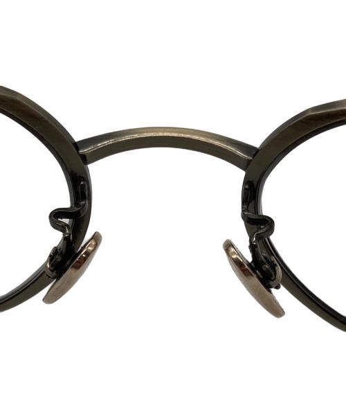 OG×OLIVER GOLDSMITH（オージー・バイ・オリバー・ゴールドスミス）OG×OLIVER GOLDSMITH (オージー・バイ・オリバー・ゴールドスミス) 眼鏡 シルバーの古着・服飾アイテム
