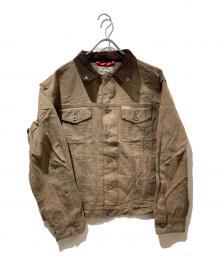 IRON&RESIN（アイアン&レジン）の古着「RAMBLER JACKET/オイルドジャケット」｜ベージュ