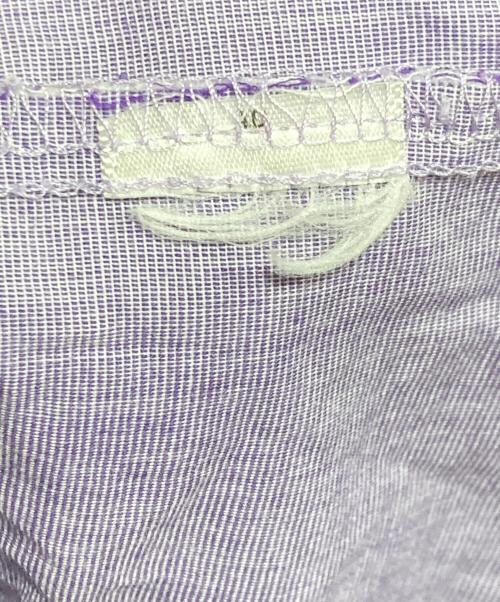 POLO RALPH LAUREN（ポロ・ラルフローレン）POLO RALPH LAUREN (ポロ・ラルフローレン) S/Sボタンダウンシャツ パープル サイズ:Ｌの古着・服飾アイテム