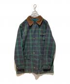 GAPギャップ）の古着「ブラックウォッチハンティングジャケット」｜グリーン