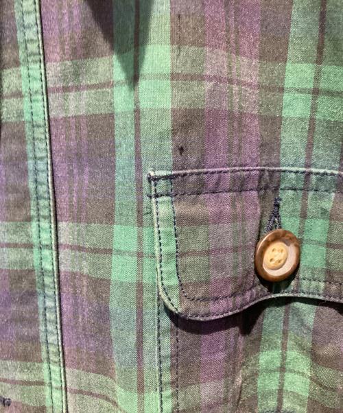 GAP（ギャップ）GAP (ギャップ) ブラックウォッチハンティングジャケット グリーン サイズ:Sの古着・服飾アイテム