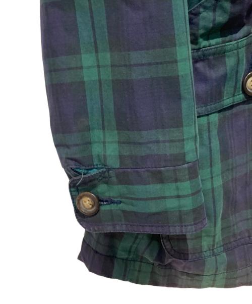 GAP（ギャップ）GAP (ギャップ) ブラックウォッチハンティングジャケット グリーン サイズ:Sの古着・服飾アイテム
