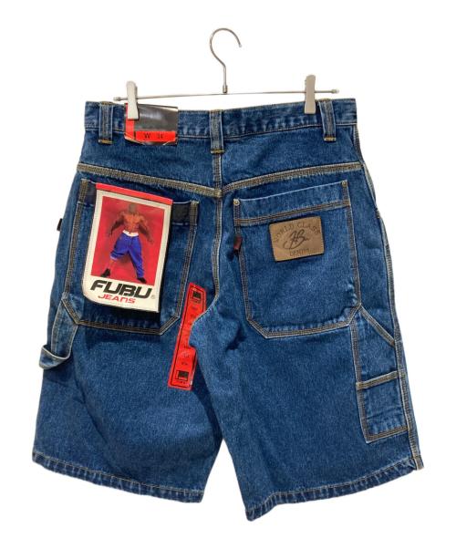 FUBU（フブ）FUBU (フブ) デニムハーフパンツ インディゴ サイズ: 86cm (W34) 未使用品の古着・服飾アイテム