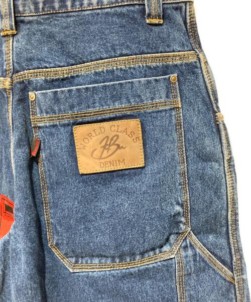 FUBU（フブ）FUBU (フブ) デニムハーフパンツ インディゴ サイズ: 86cm (W34) 未使用品の古着・服飾アイテム