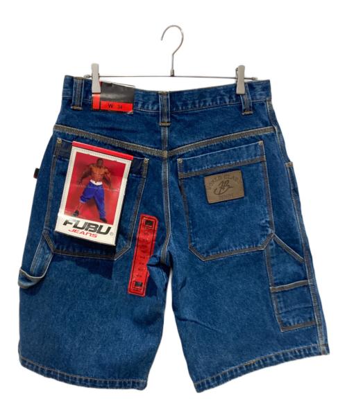 FUBU（フブ）FUBU (フブ) デニムハーフパンツ インディゴ サイズ:W34の古着・服飾アイテム