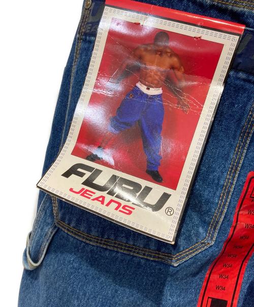 FUBU（フブ）FUBU (フブ) デニムハーフパンツ インディゴ サイズ:W34の古着・服飾アイテム
