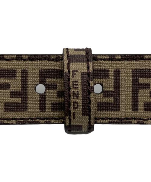 FENDI（フェンディ）FENDI (フェンディ) FFロゴベルト ベージュの古着・服飾アイテム
