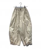 HARVESTYハーベスティー）の古着「チノクロスサーカスパンツ」｜ベージュ