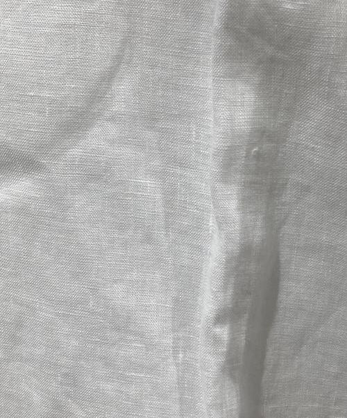FAIRFAX（フェアファックス）FAIRFAX (フェアファックス) リネンポルオーバーシャツ ホワイト サイズ:Lの古着・服飾アイテム