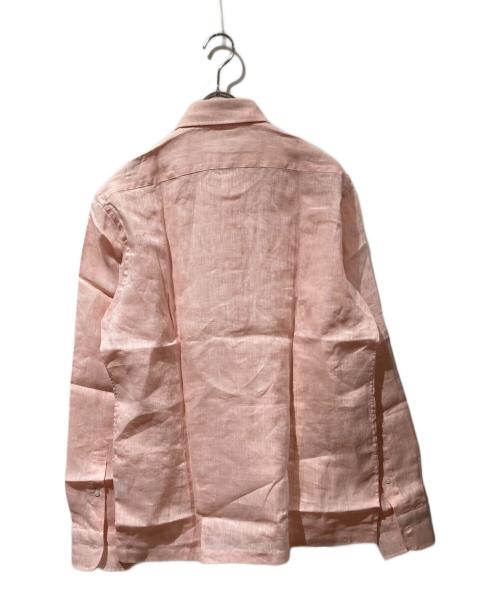 FAIRFAX（フェアファックス）FAIRFAX (フェアファックス) リネンプルオーバーシャツ ピンク サイズ:Lの古着・服飾アイテム